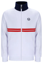 Load image into Gallery viewer, Sergio Tacchini Dallas Track Top White Maritime