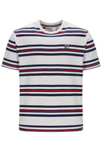 Load image into Gallery viewer, Fila Cesare Stripe T-Shirt Gardenia
