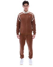 Load image into Gallery viewer, Fila Gabriele Contrast Panel Track Top Cappucino