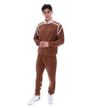 Load image into Gallery viewer, Fila Gabriele Contrast Panel Track Top Cappucino