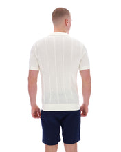 Load image into Gallery viewer, Sergio Tacchini Montell Knit Polo Shirt Gardenia