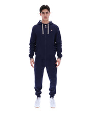 Load image into Gallery viewer, Fila Tenconi Zip Thru Hoody Sweatshirt Navy