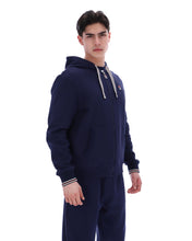 Load image into Gallery viewer, Fila Tenconi Zip Thru Hoody Sweatshirt Navy