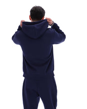Load image into Gallery viewer, Fila Tenconi Zip Thru Hoody Sweatshirt Navy