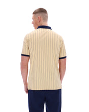 Load image into Gallery viewer, Fila BB1 Vintage Stripe Polo Top Classic Beige