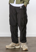 Load image into Gallery viewer, Religion Relaxed Nylon Cargo Pant Black