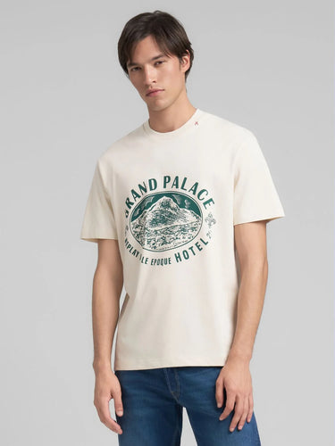 Replay Grand Palace T-Shirt Cream
