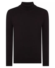 Load image into Gallery viewer, Remus Uomo Roll Neck Jumper Black