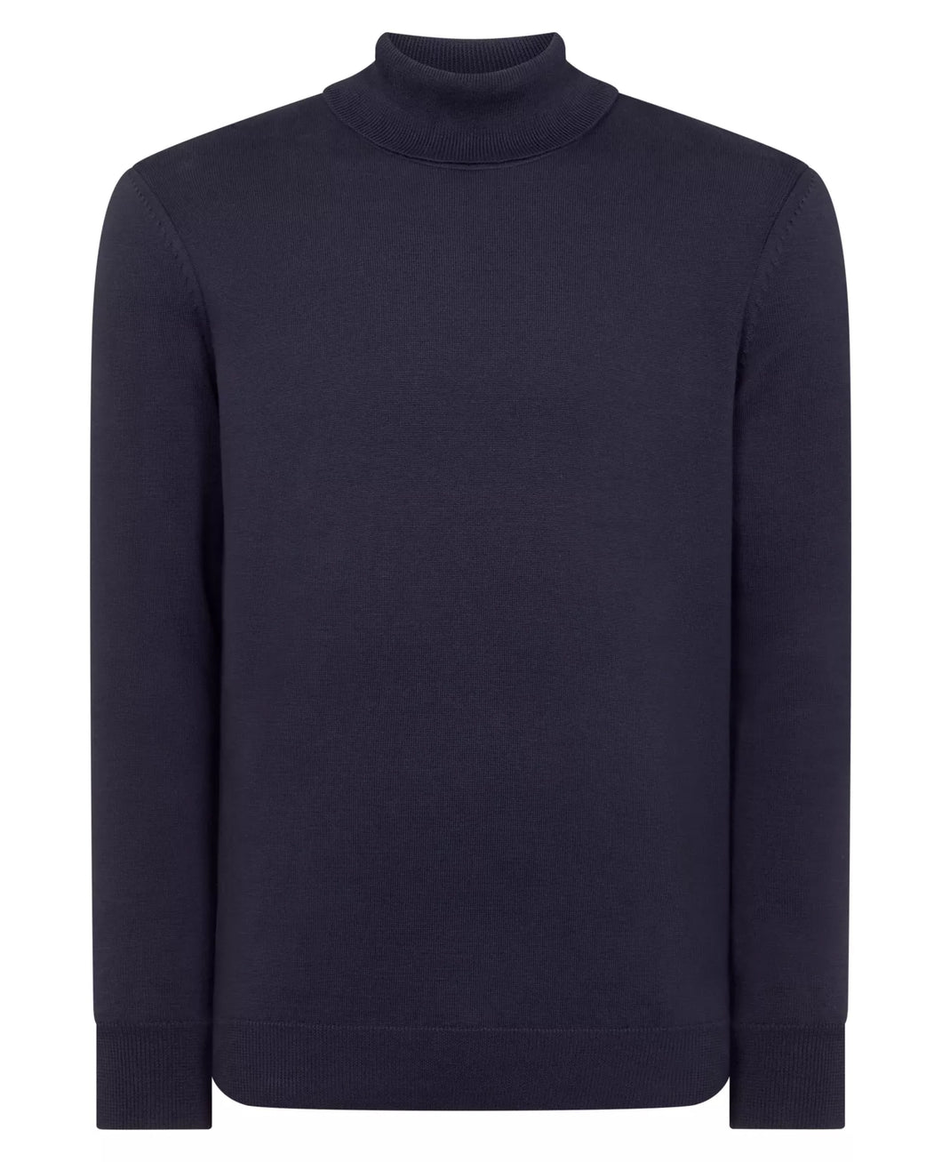 Remus Uomo Roll Neck Jumper Dark Blue