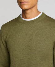 Load image into Gallery viewer, Remus Uomo Crew Neck Merino Knit Green