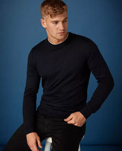 Load image into Gallery viewer, Remus Uomo Crew Neck Merino Knit Jumper Navy