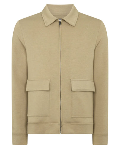 Remus Uomo Bamboo Blend Overshirt Stone