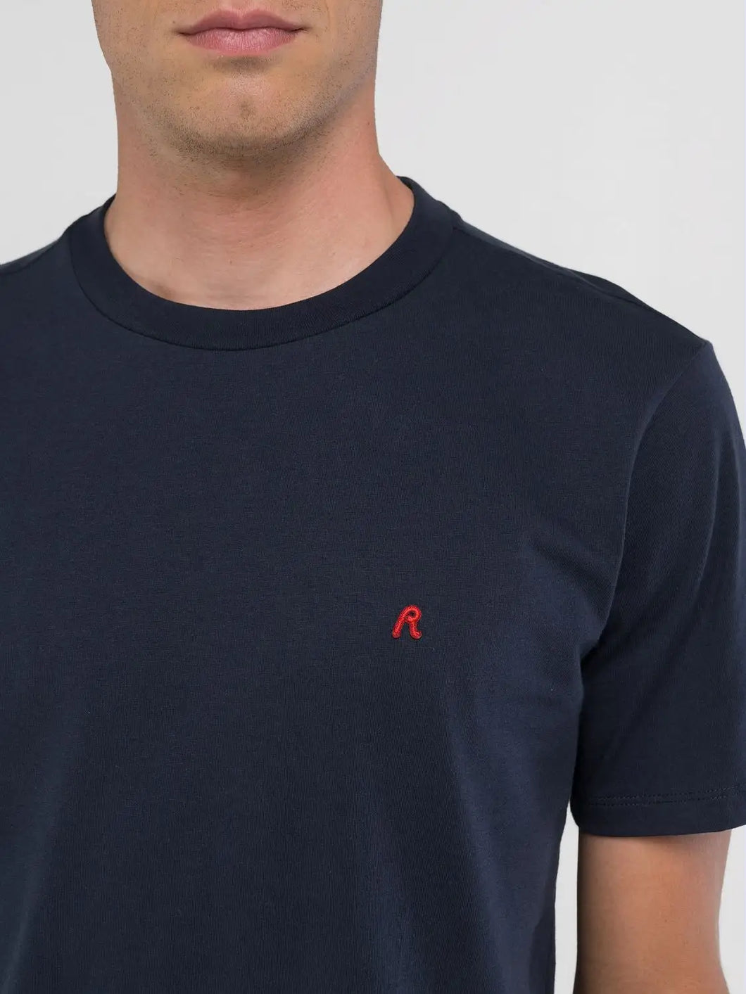 Replay Plain T-Shirt Navy