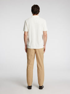 Selected Homme Paul Jacquard Polo Off White