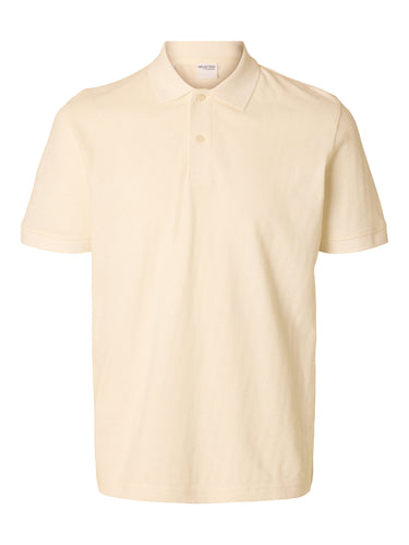 Selected Homme Paul Jacquard Polo Off White