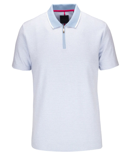 Guide London Jersey Polo Top Sky Blue
