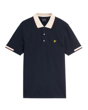 Load image into Gallery viewer, Lyle and Scott Half Tipped Polo Top Dark Navy