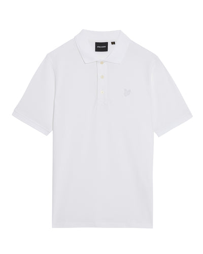 Lyle and Scott Superfine Polo Top White