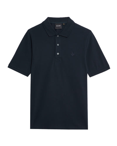 Lyle and Scott Superfine Polo Top Dark Navy