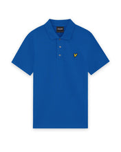 Load image into Gallery viewer, Lyle and Scott Plain Polo Top Lucid Blue