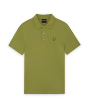 Load image into Gallery viewer, Lyle and Scott Plain Polo Top Shrub Green