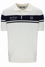 Load image into Gallery viewer, Sergio Tacchini Youngline Knitted Polo Shirt Gardenia