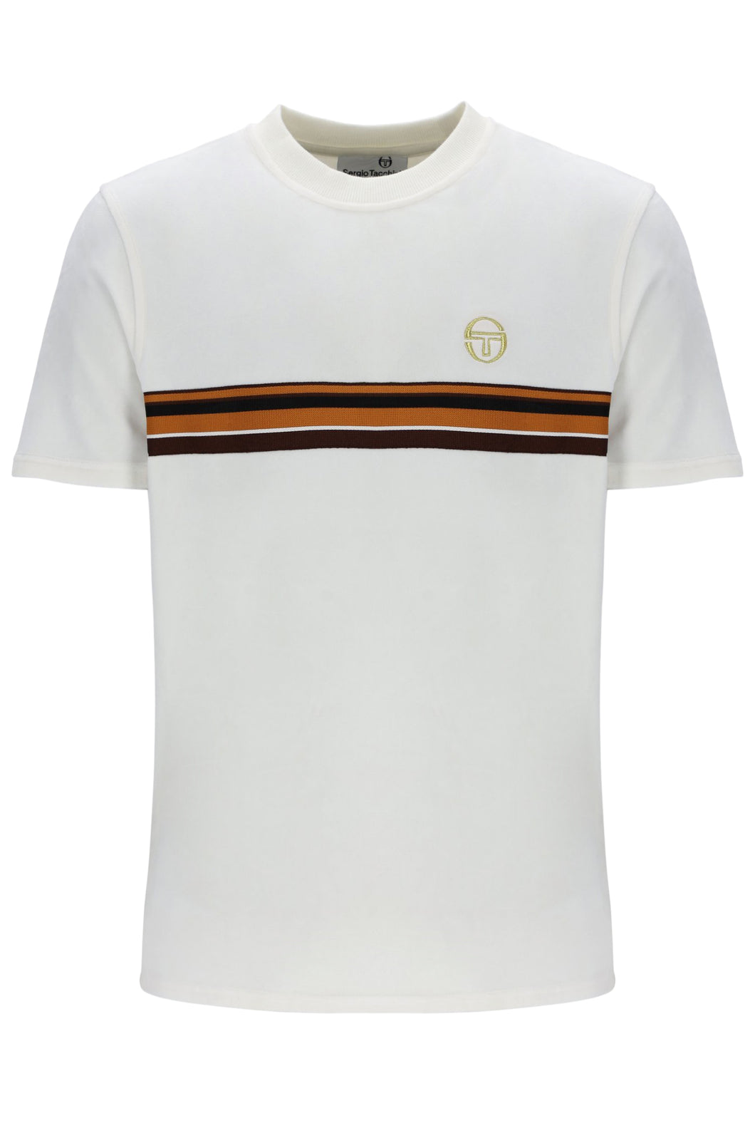 Sergio Tacchini Ayme Velour T-Shirt Gardenia