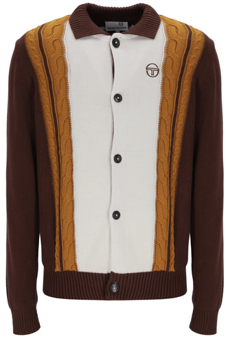 Sergio Tacchini Bruni Knit Cardigan Chocolate