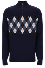 Load image into Gallery viewer, Sergio Tacchini Sangro Quarter Zip Knit Marine
