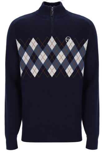 Sergio Tacchini Sangro Quarter Zip Knit Marine