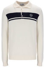 Load image into Gallery viewer, Sergio Tacchini Damarindo Long Sleeve Knit Polo Gardenia