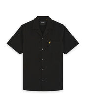 Load image into Gallery viewer, Lyle and Scott Crinkle Resort Shirt Black