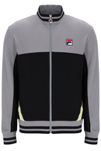 Load image into Gallery viewer, Fila Tiebreaker Funnel Neck Jacket Black