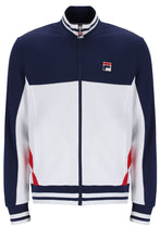 Load image into Gallery viewer, Fila Tiebreaker Funnel Neck Jacket Navy