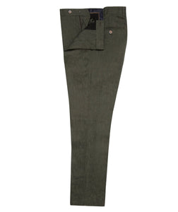 Guide London Olive Linen Mix Trouser