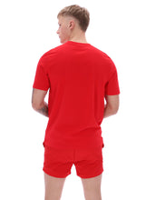 Load image into Gallery viewer, Fila Williams Contrast Pipping T-Shirt Red