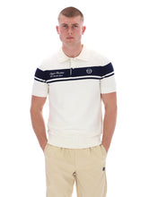 Load image into Gallery viewer, Sergio Tacchini Youngline Knitted Polo Shirt Gardenia