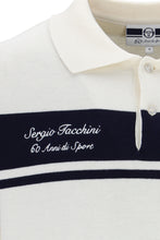 Load image into Gallery viewer, Sergio Tacchini Youngline Knitted Polo Shirt Gardenia