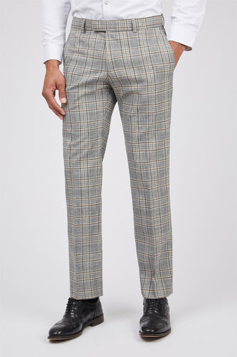 Antique Rogue Campbell Grey Tweed Check Trouser