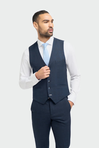 Cavani Caridi Waistcoat Navy