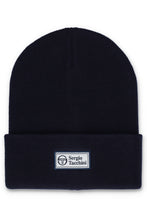 Load image into Gallery viewer, Sergio Tacchini Coney Worker Turner Up Beanie Navy