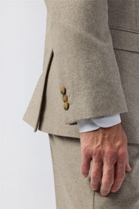 Alexandre London Dalston Donegal Jacket Taupe