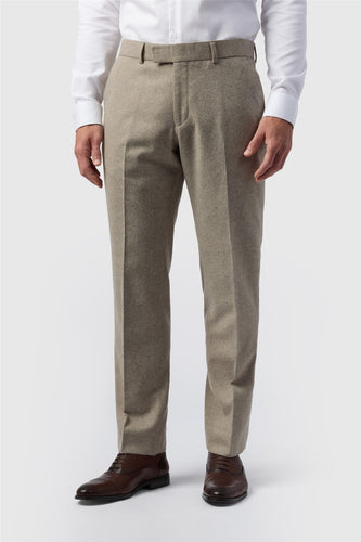 Alexandre London Dalston Donegal Trouser Taupe