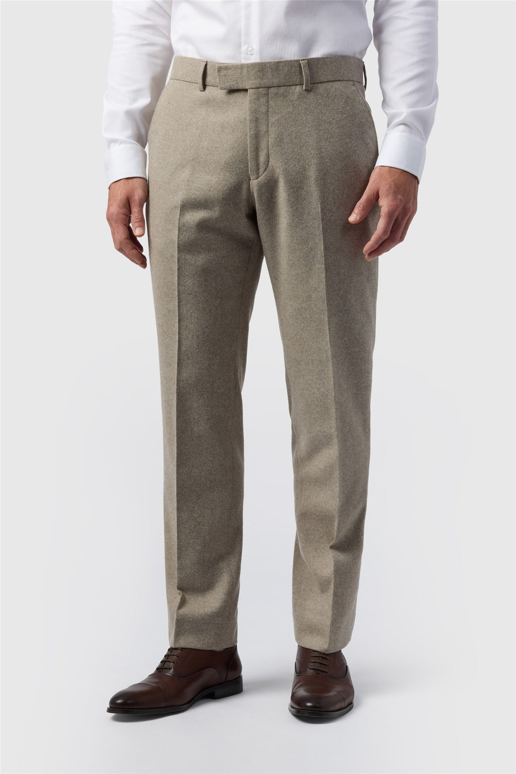 Alexandre London Dalston Donegal Trouser Taupe