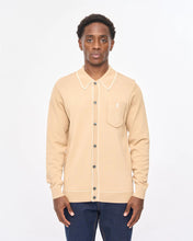 Load image into Gallery viewer, Gacicci Vintage Di Lello Button Thru Polo Caramel