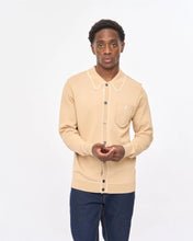 Load image into Gallery viewer, Gacicci Vintage Di Lello Button Thru Polo Caramel