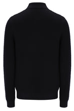 Load image into Gallery viewer, Fila Elia Brick Knit Textured Polo Black