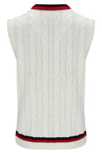 Load image into Gallery viewer, Fila Rufus Archibe Cable Knit Vest Gardenia