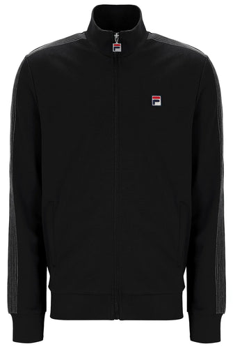 Fila Keith Contrast Stitch Track Top Black