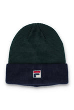 Load image into Gallery viewer, Fila Rune Colourblock Beanie Forest Green